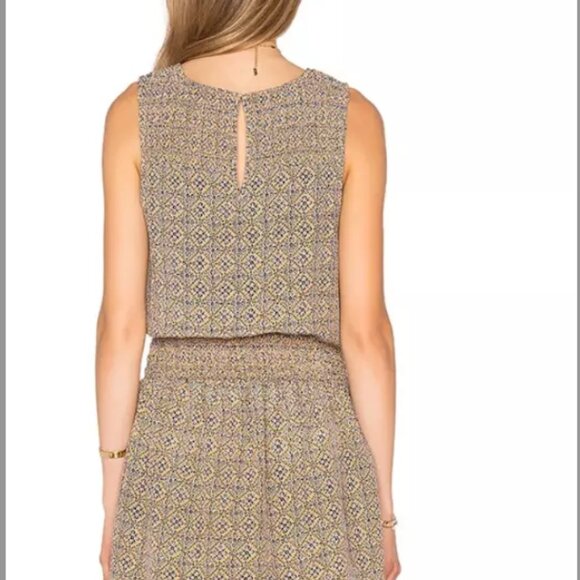 Joie Kieran 100% Silk Shift Dropwaist Dress Size M - Picture 2 of 10